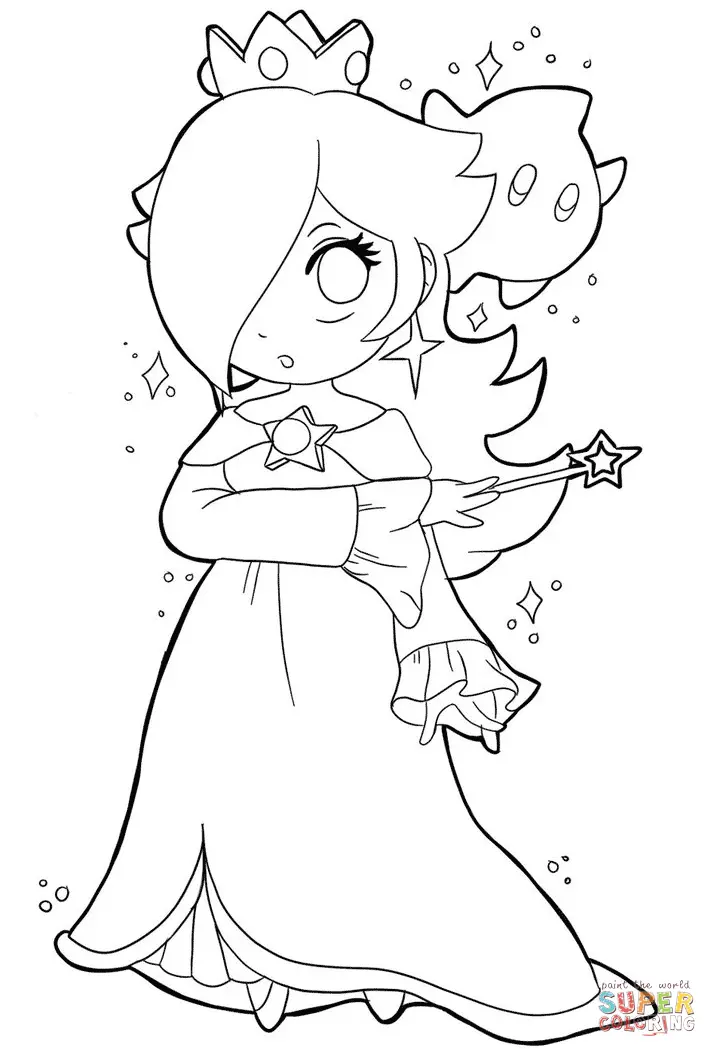 Rosalina Coloring Pages 15