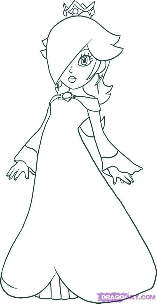 Rosalina Coloring Pages 16