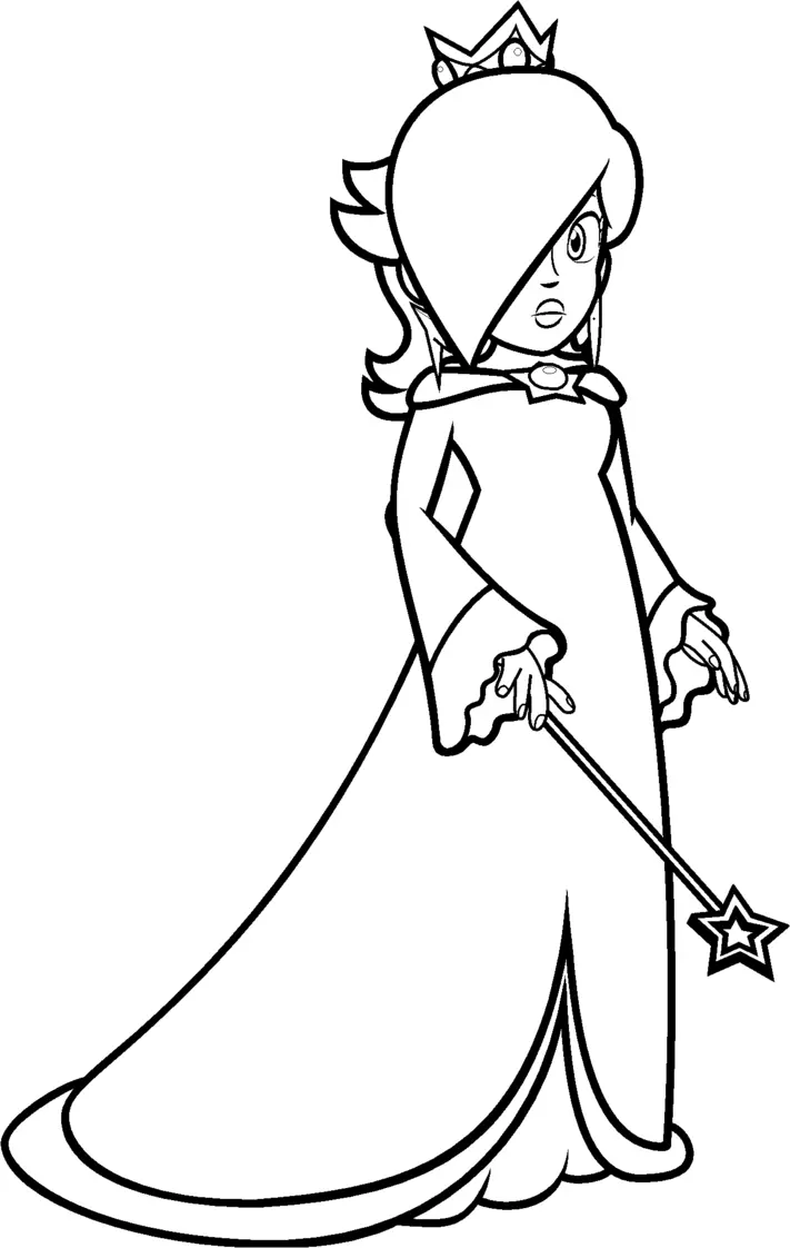 Rosalina Coloring Pages 2