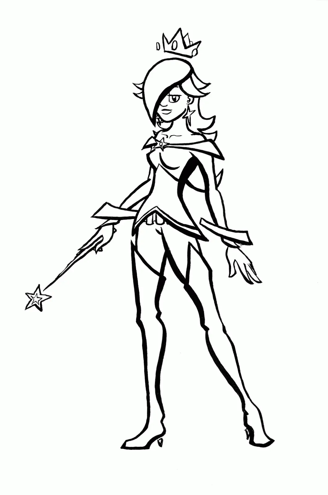 Rosalina Coloring Pages 21