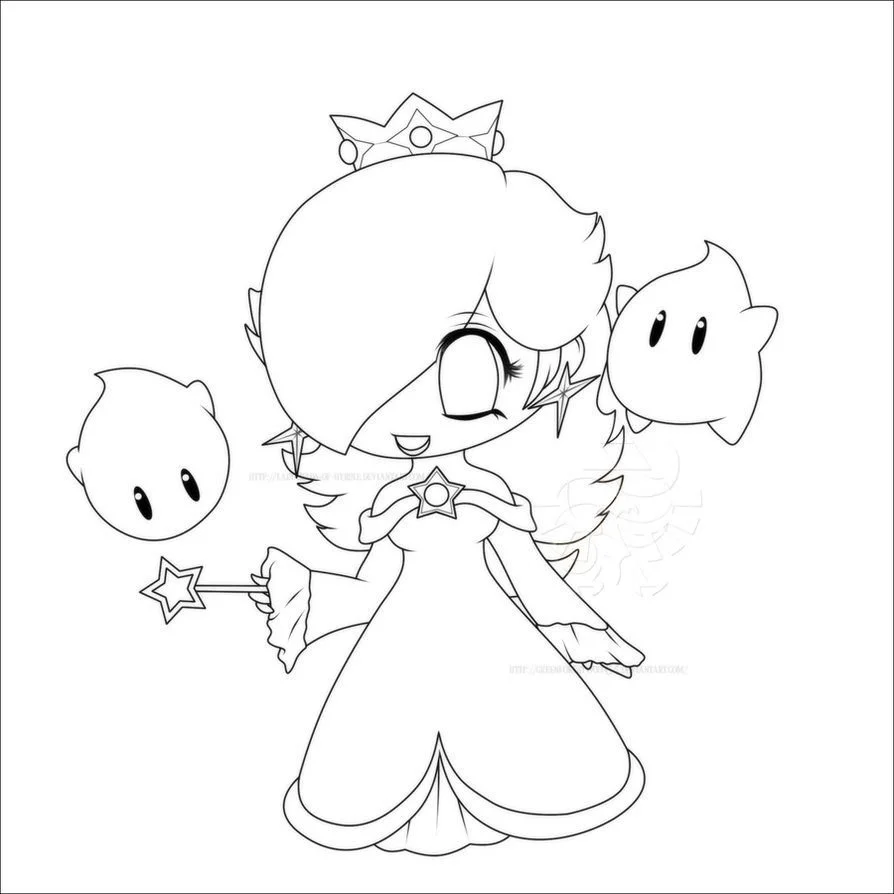 Rosalina Coloring Pages 24