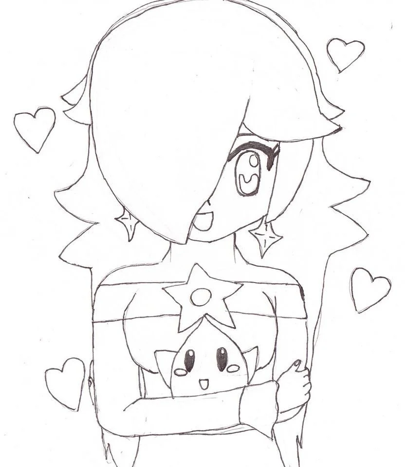 Rosalina Coloring Pages 32