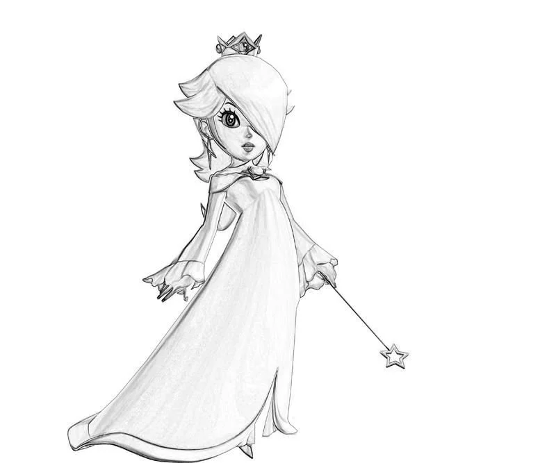 Rosalina Coloring Pages 33