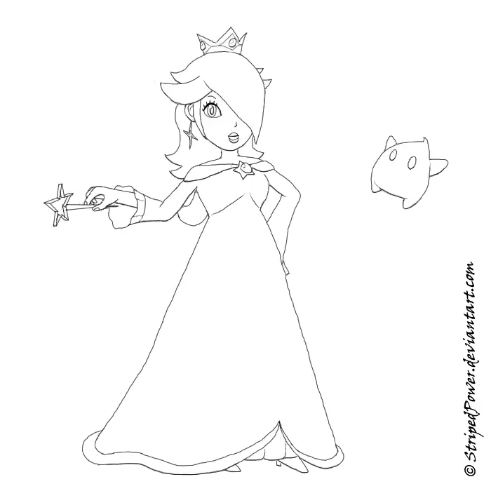 Rosalina Coloring Pages 9