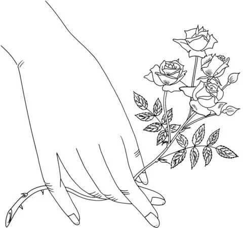 Roses Coloring Pages 72