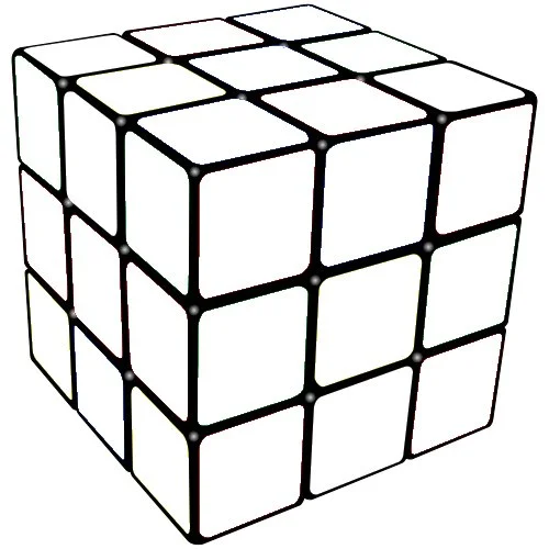 Desenhos de Rubiks Kubus Para Colorir 21