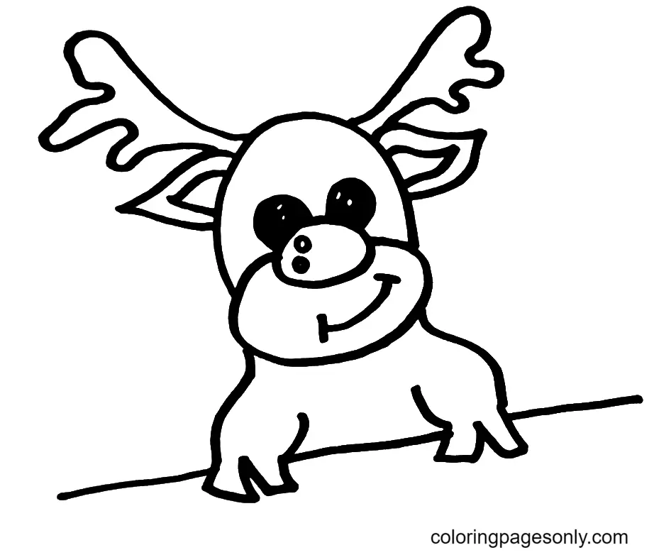 Rudolph Coloring Pages