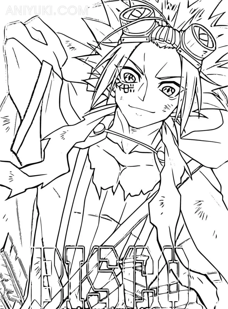 Sabikui Bisco Coloring Pages 17