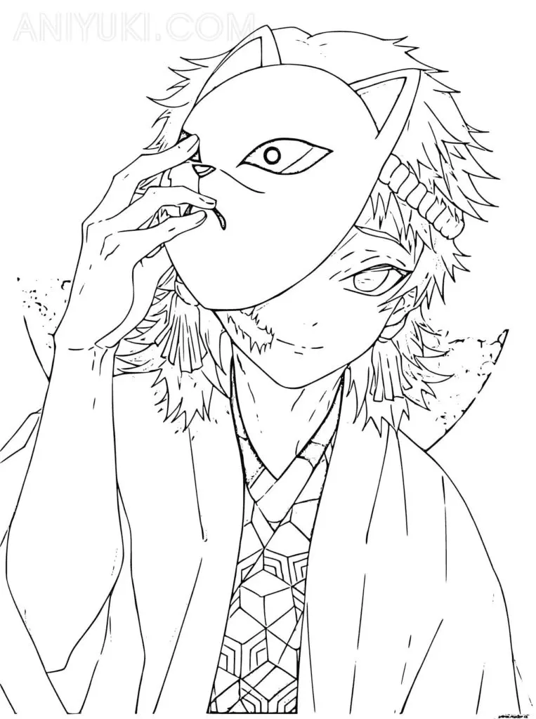 Sabito Coloring Pages 17