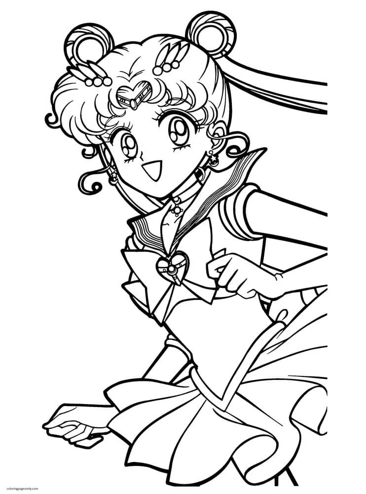 Desenhos de Sailor Moon Para Colorir 134