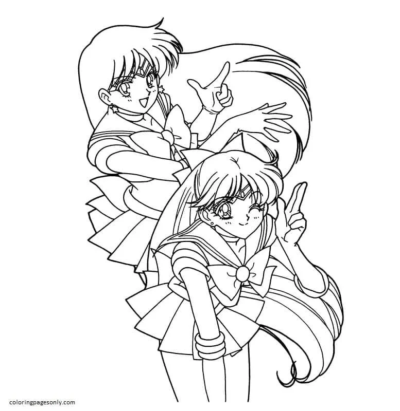 Desenhos de Sailor Moon Para Colorir 138