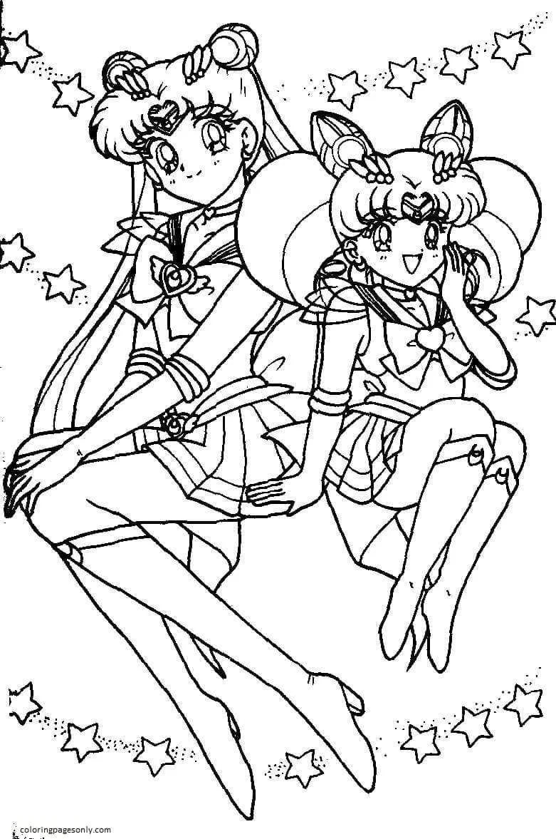 Desenhos de Sailor Moon Para Colorir 141