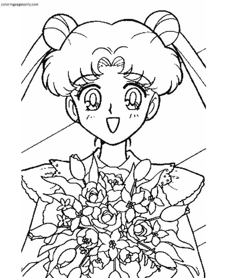 Sailor Moon Para Colorear 80