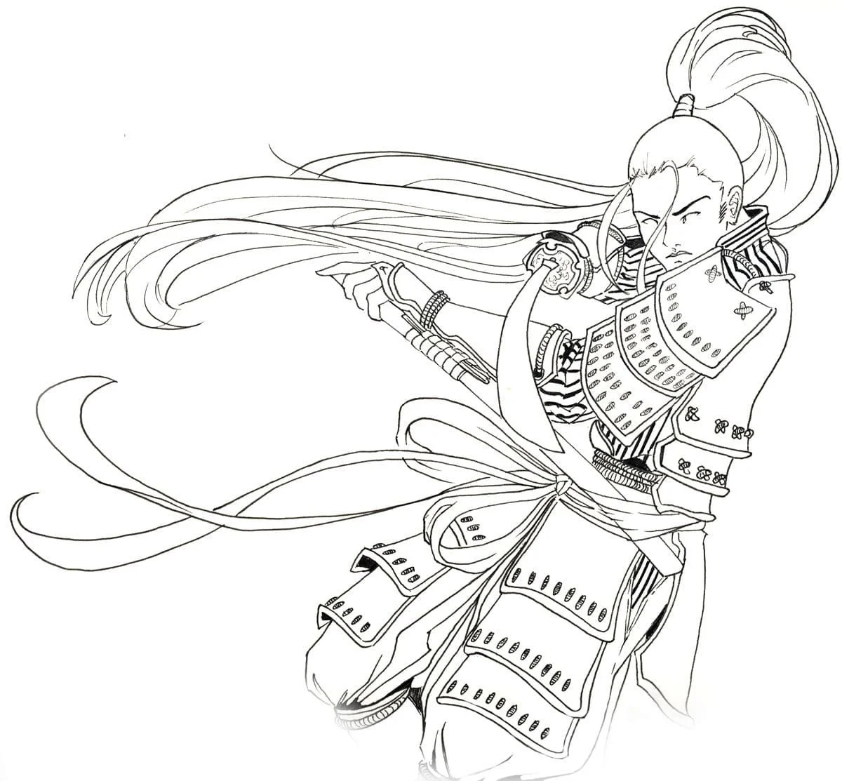 Samurai Coloring Pages 103