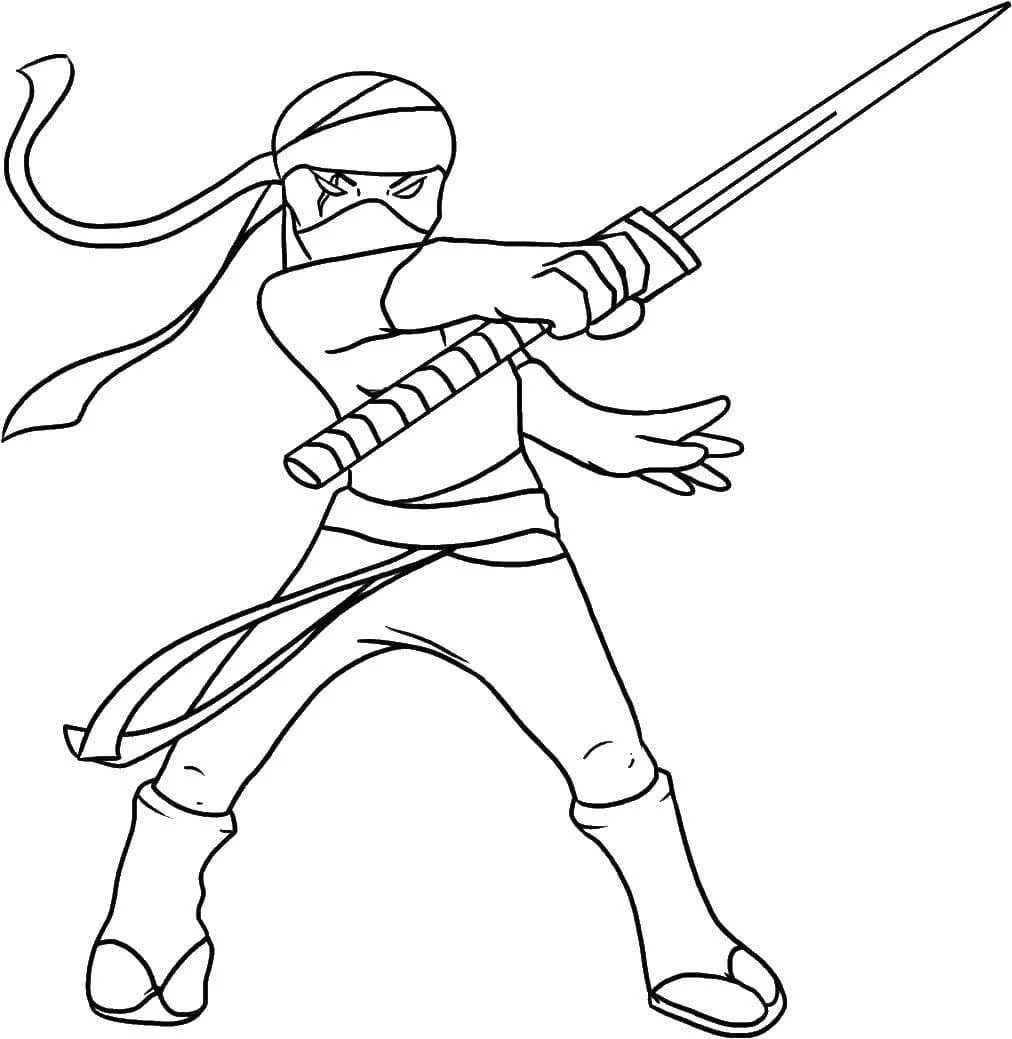 Samurai Coloring Pages 104