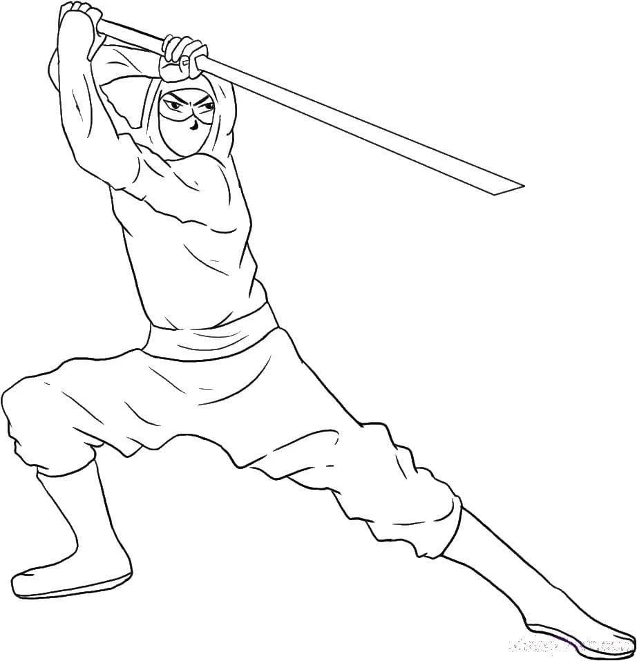 Samurai Coloring Pages 107