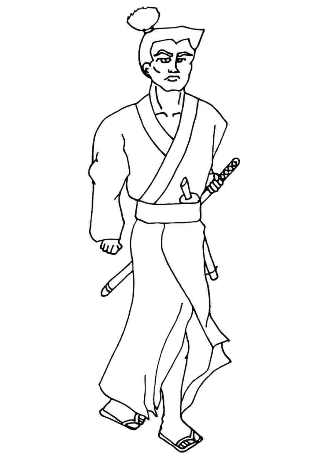 Samurai Coloring Pages 108