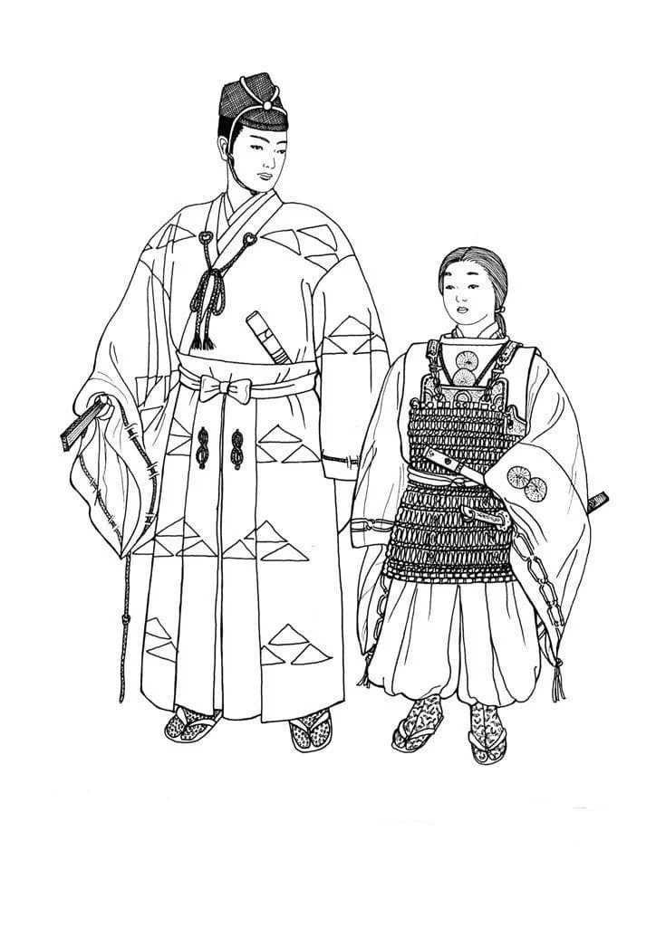 Samurai Coloring Pages 19