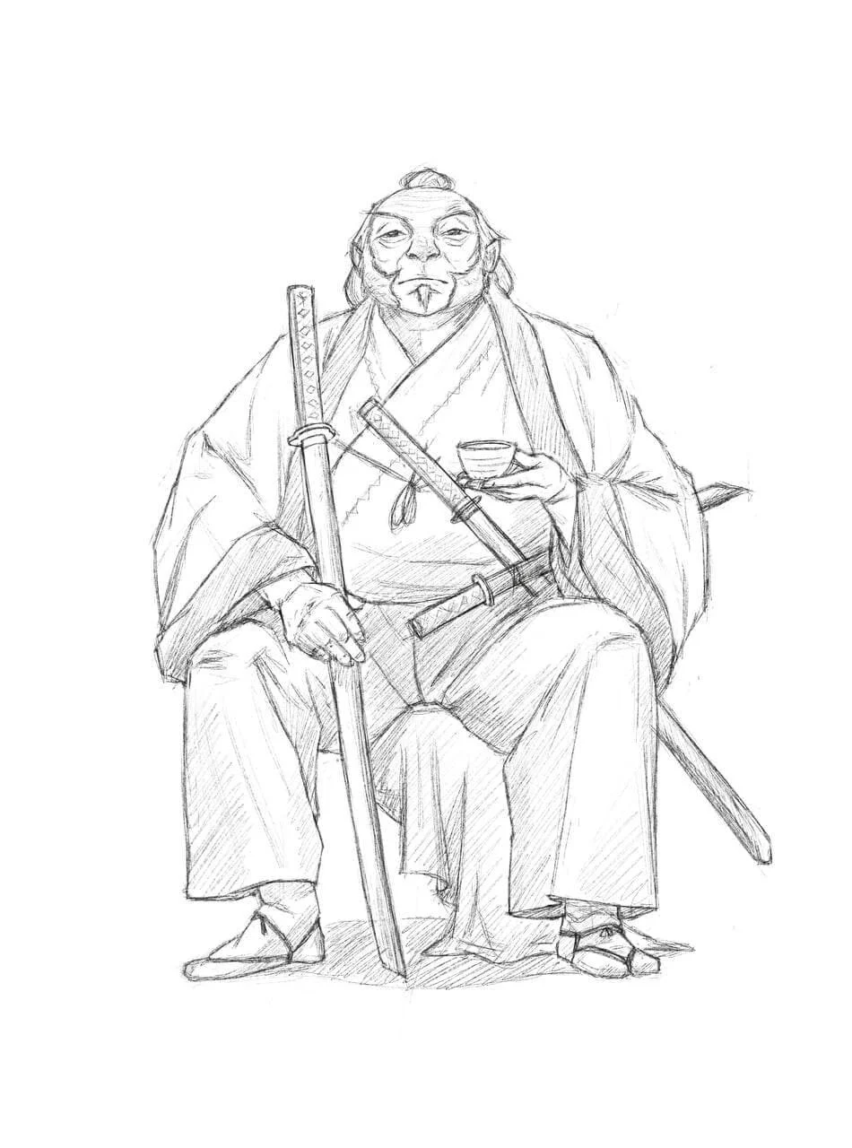 Samurai Coloring Pages 21