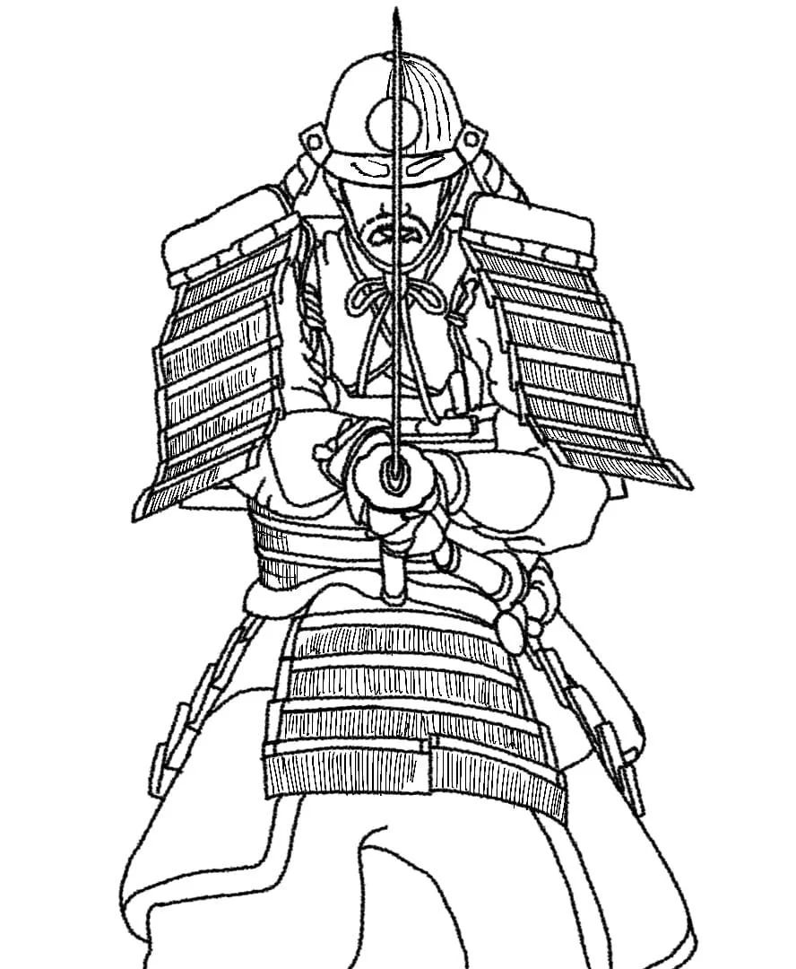 Samurai Coloring Pages 27