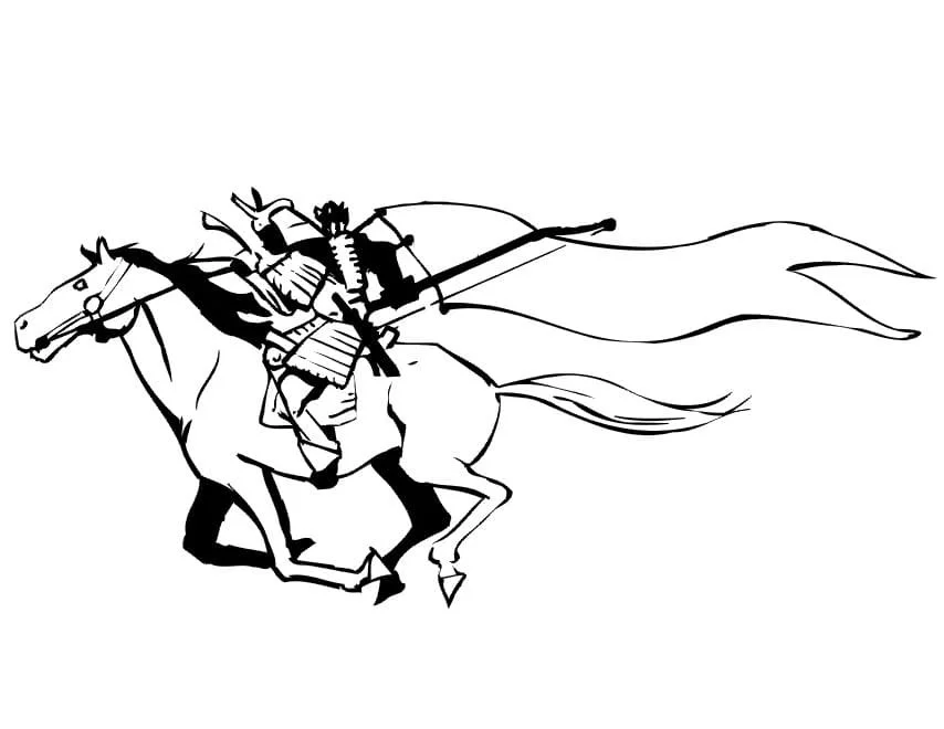 Samurai Coloring Pages 30