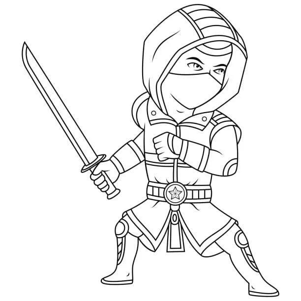 Samurai Coloring Pages 34