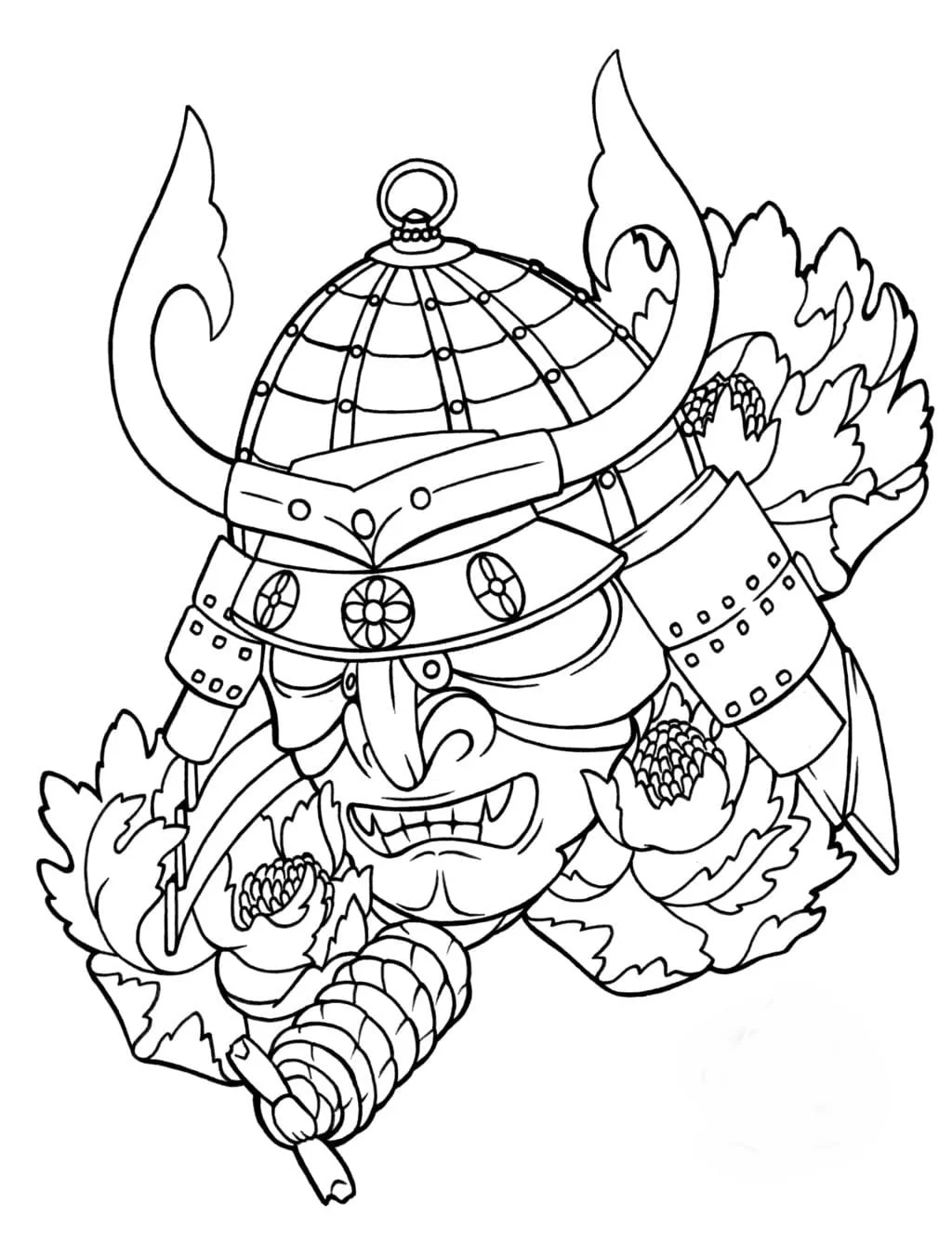 Samurai Coloring Pages 35