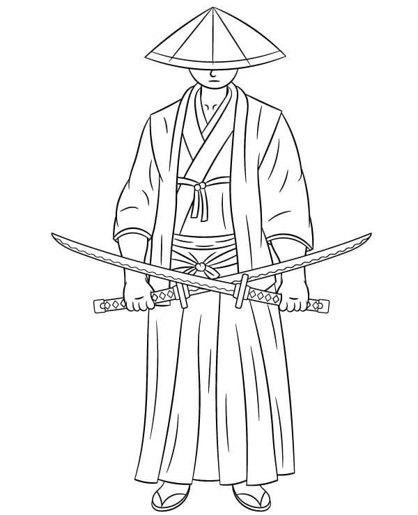 Samurai Coloring Pages 37