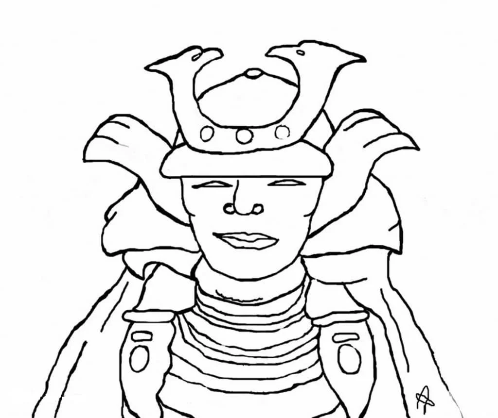 Samurai Coloring Pages 39