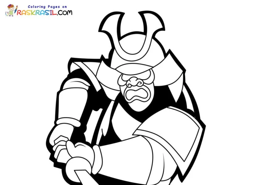 Samurai Coloring Pages 4