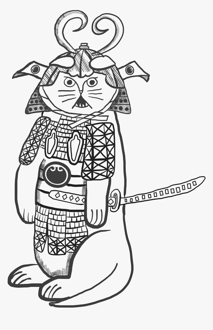 Samurai Coloring Pages 40