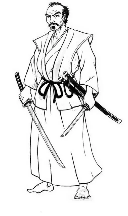 Samurai Coloring Pages 46