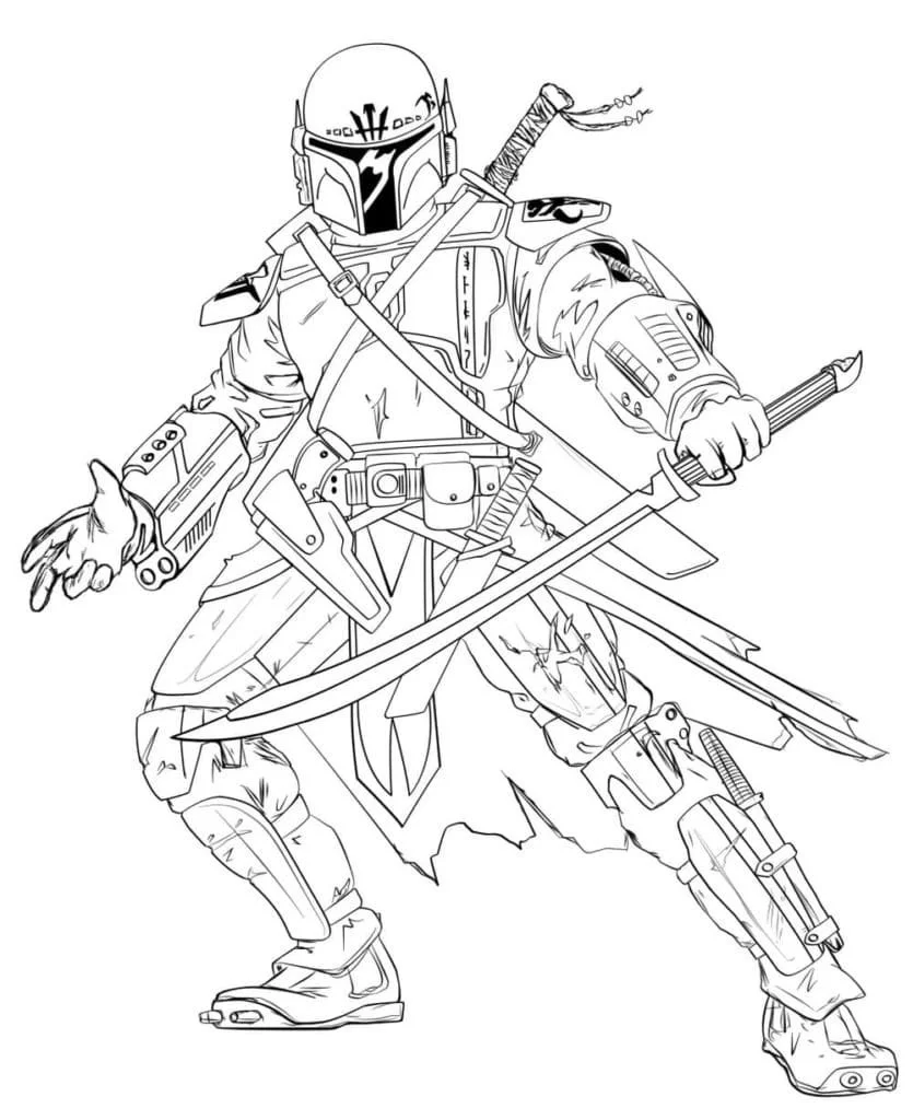 Samurai Coloring Pages 47