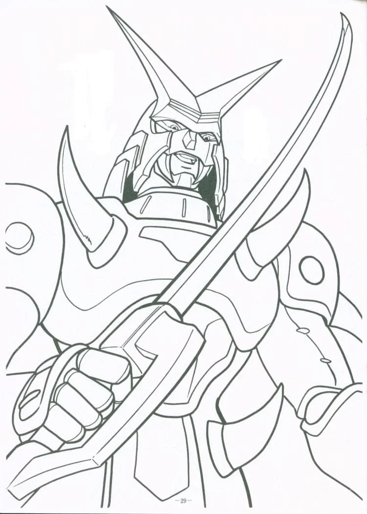 Samurai Coloring Pages 48