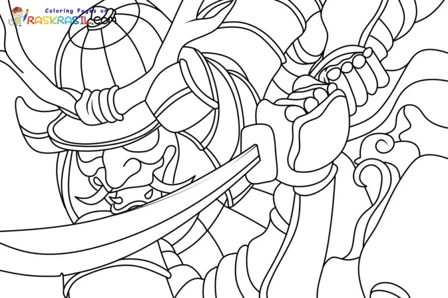 Samurai Coloring Pages 56