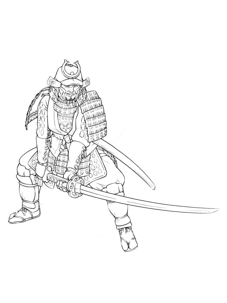 Samurai Coloring Pages 68