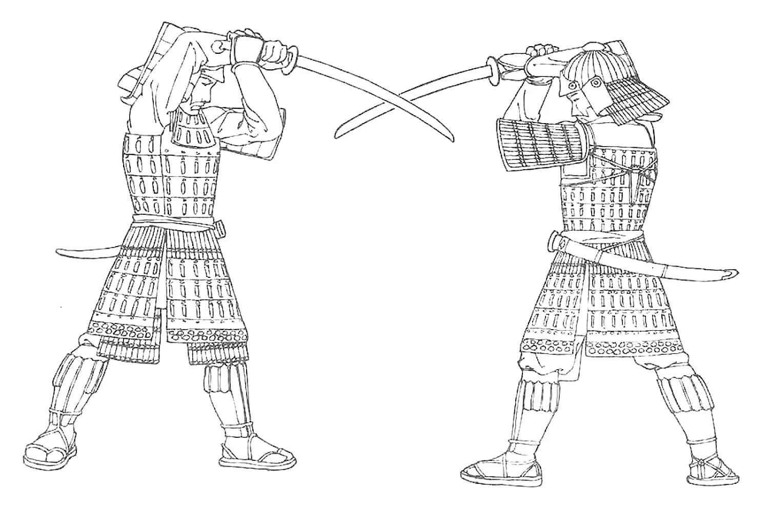 Samurai Coloring Pages 8