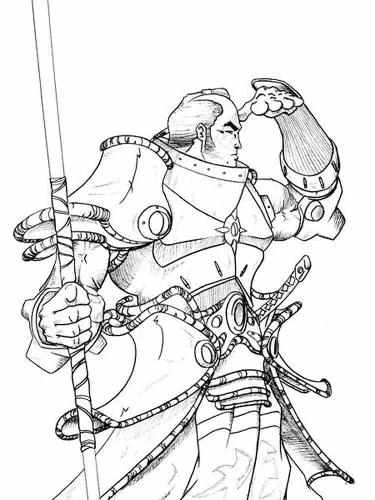 Samurai Coloring Pages 82