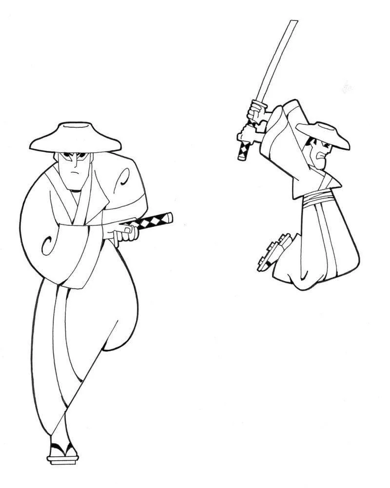 Samurai Coloring Pages 85