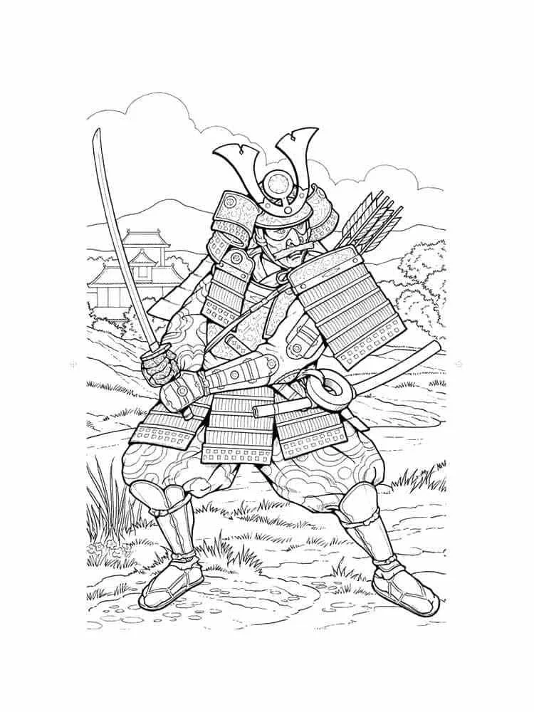 Samurai Coloring Pages 89