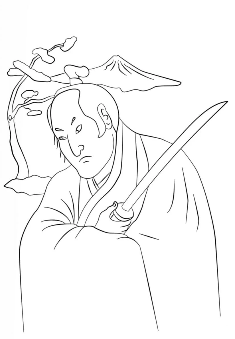 Samurai Coloring Pages 95