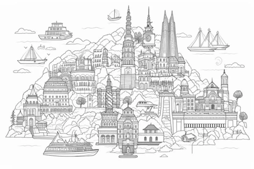 San Francisco Coloring Pages 16