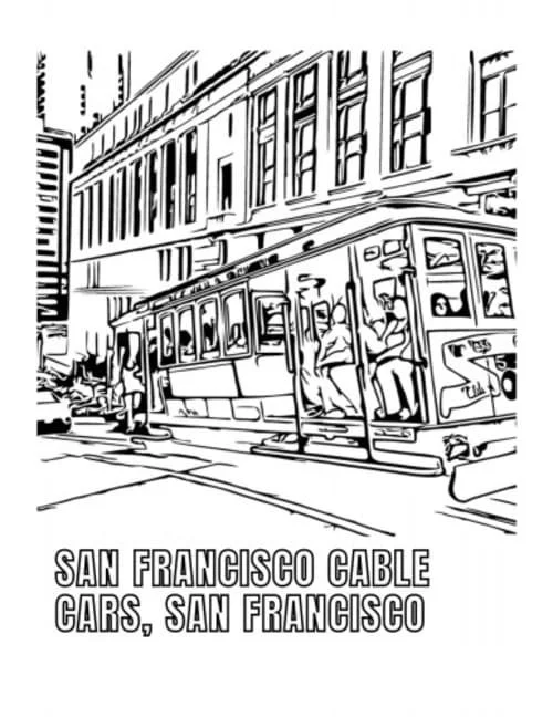 San Francisco Coloring Pages 26