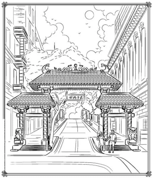 San Francisco Coloring Pages 37