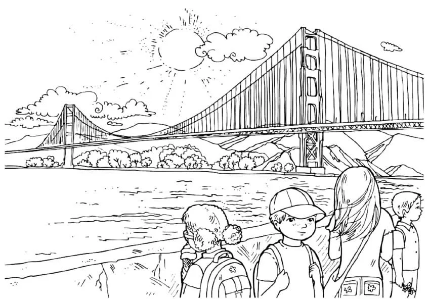 San Francisco Coloring Pages 43