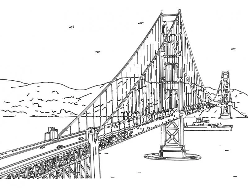 San Francisco Coloring Pages 45