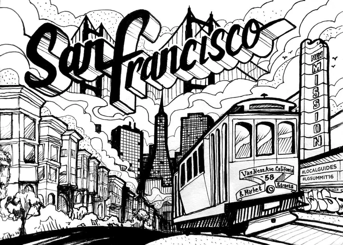 San Francisco Coloring Pages 49