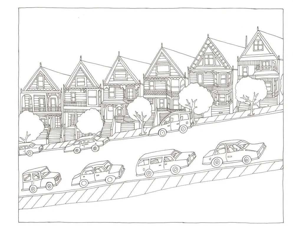 San Francisco Coloring Pages 7