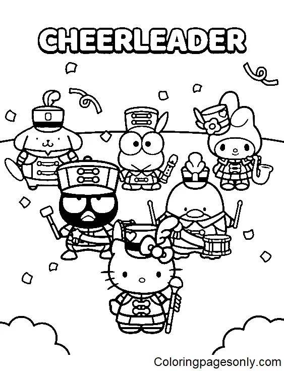 Sanrio Characters Coloring Pages 51