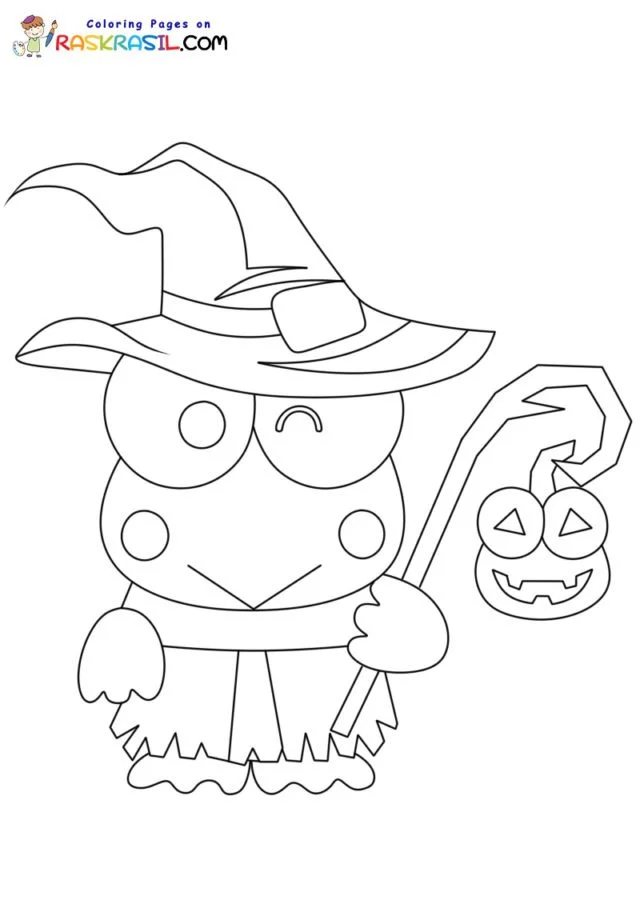 Sanrio Halloween Coloring Pages 10